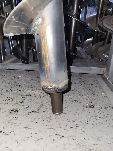 Шнек первичной аспирации К 527, К 547 (длинная цапфа, правый.): купить в Уфе