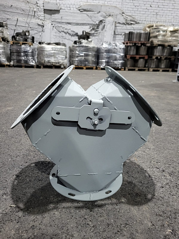 Клапан ручной симметричный ф200мм уг45гр (распределитель) : купить в Уфе