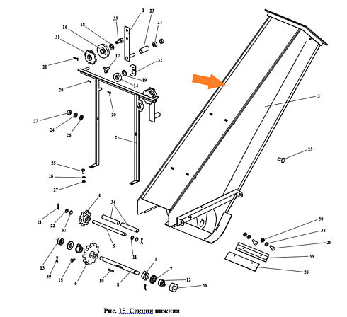 Секция нижняя ЗПМ 05.010-01: купить в Уфе