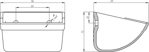 Ковш норийный полимерный МАСТУ 006: купить в Уфе